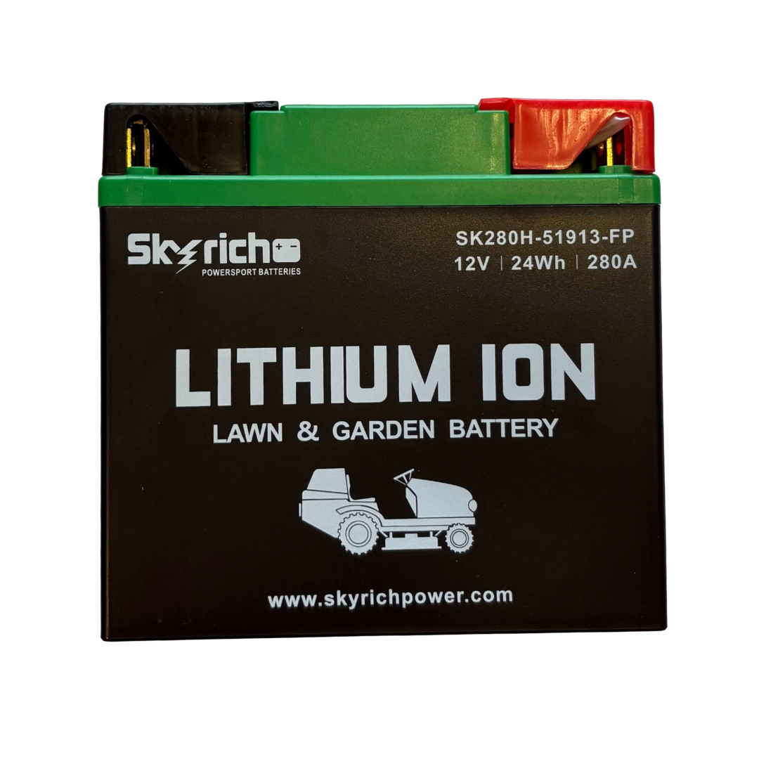 BATTERIA RICAMBI AL LITIO PER AVVIAMENTO TRATTORINI TAGLIAERBA 12Volt /24Wh/280A0