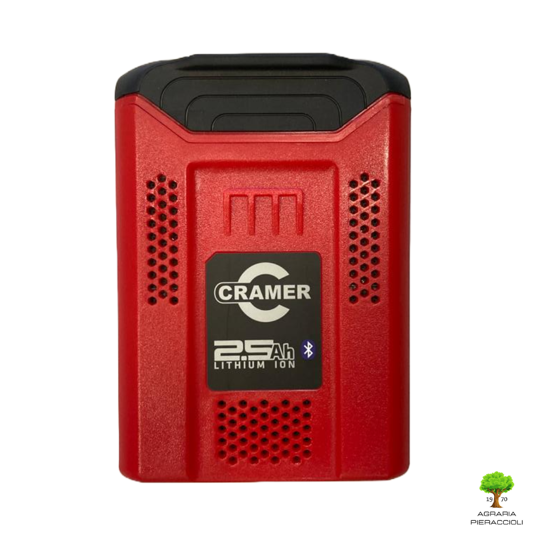 MOTOSEGA PROFESSIONALE 82V CRAMER 82TCS15 CON ZAINO E KIT BATTERIA 2,5Ah7