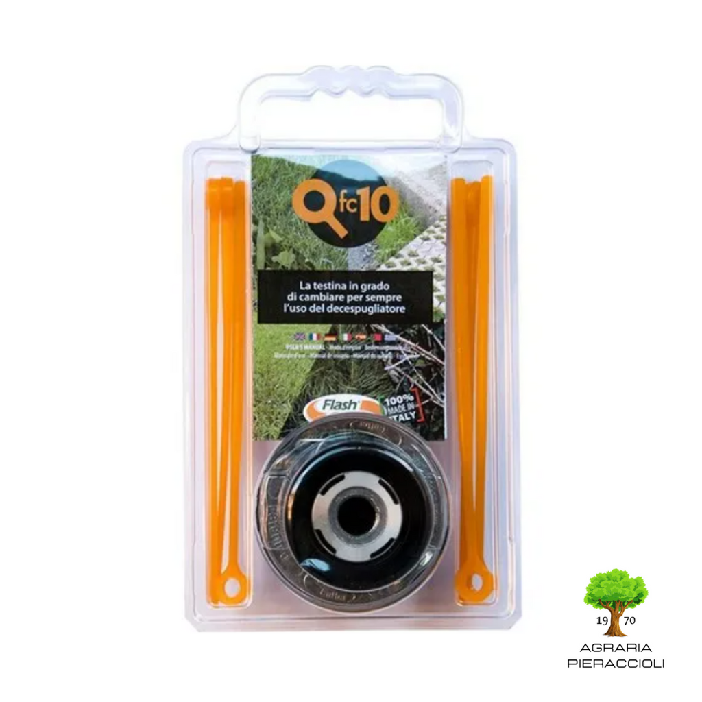 TESTINA UNIVERSALE PER DECESPUGLIATORE FLASH CUTTER QFC10 INNOVATIVA SENZA FILO 3