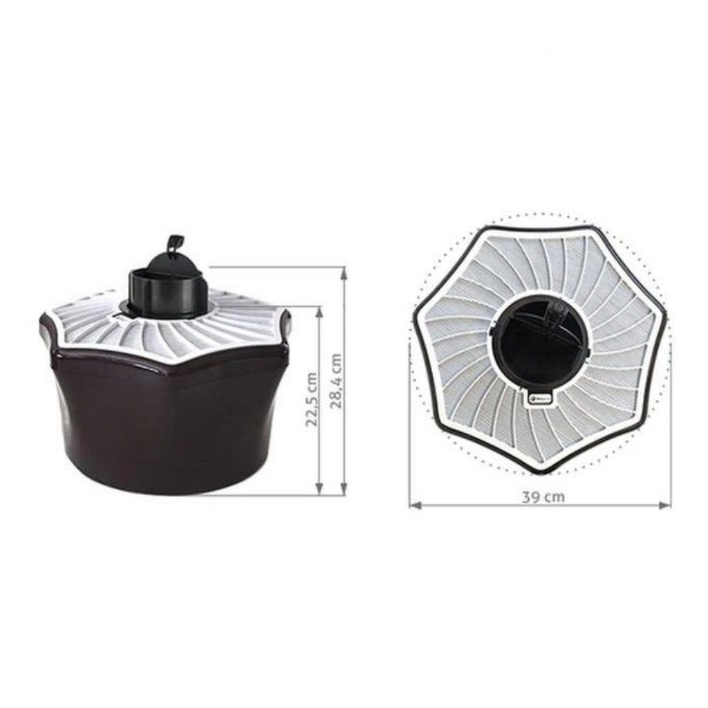 BIOGENTS BG-MOSQUITAIRE TRAPPOLA ANTIZANZARE ZANZARA DA ESTERNO COPERTURA 300MQ5