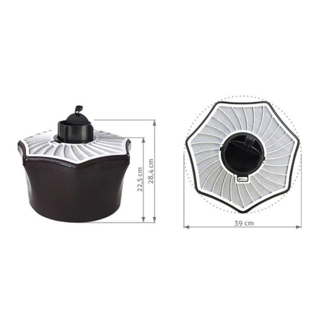 BIOGENTS BG-MOSQUITAIRE TRAPPOLA ANTIZANZARE ZANZARA DA ESTERNO COPERTURA 300MQ5