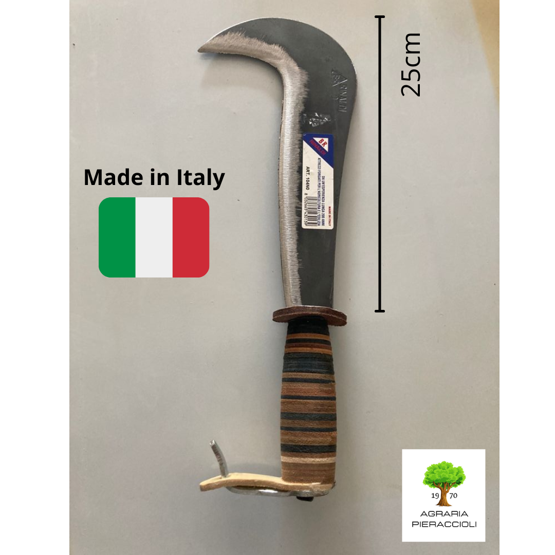 RONCOLA PENNATO RINALDI VARESE ART. 104 N.0 LAMA IN ACCIAIO 25cm MADE IN ITALY5