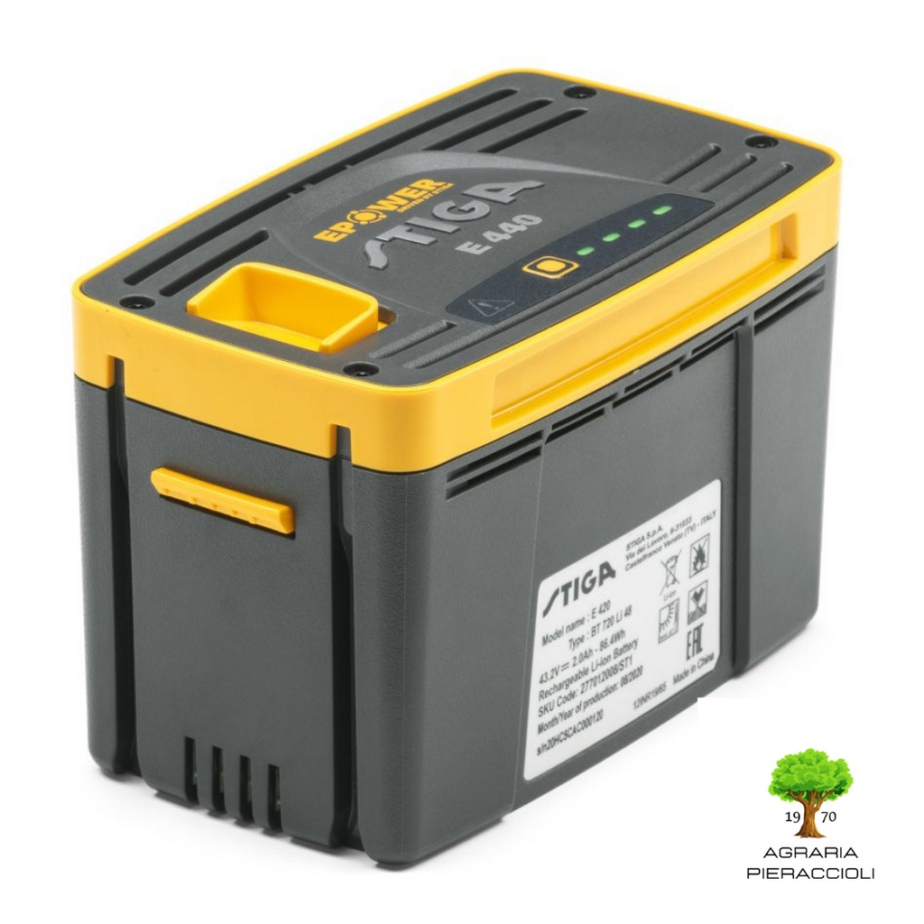 BATTERIA 48V STIGA E-POWER E 440 4Ah - COMPATIBILE STIGA 500, 700 e 900 SERIES0