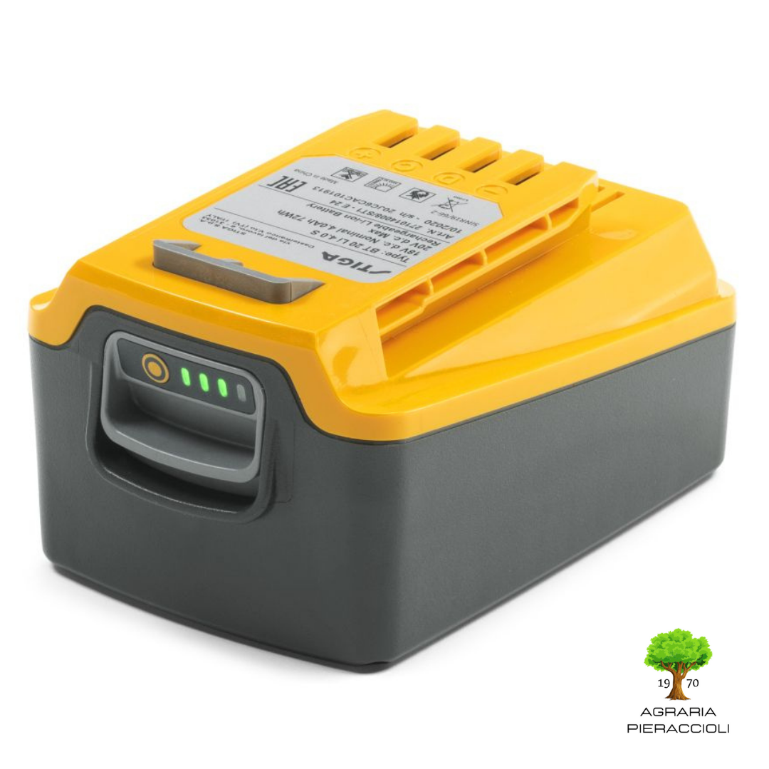 BATTERIA 20V 4Ah STIGA E24 COMPATIBILE SGT SAB SMT SHT 100 COLLECTOR 132 136 1401