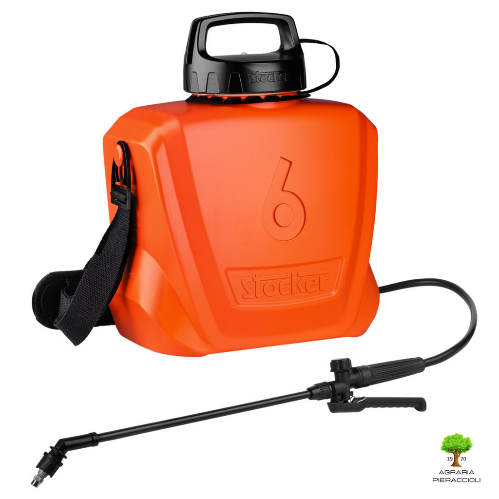 POMPA IRRORATRICE ELETTRICA STOCKER 402 THALIA 6 LITRI A BATTERIA CON TRACOLLA1