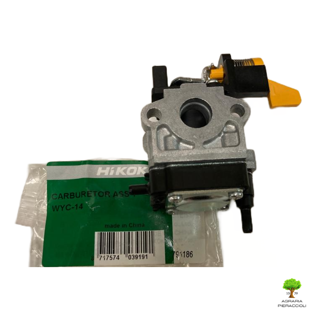CARBURATORE WYC-14 ORIGINALE HIKOKI HITACHI 791186 X DECESPUGLIATORE CG31EBS LP4