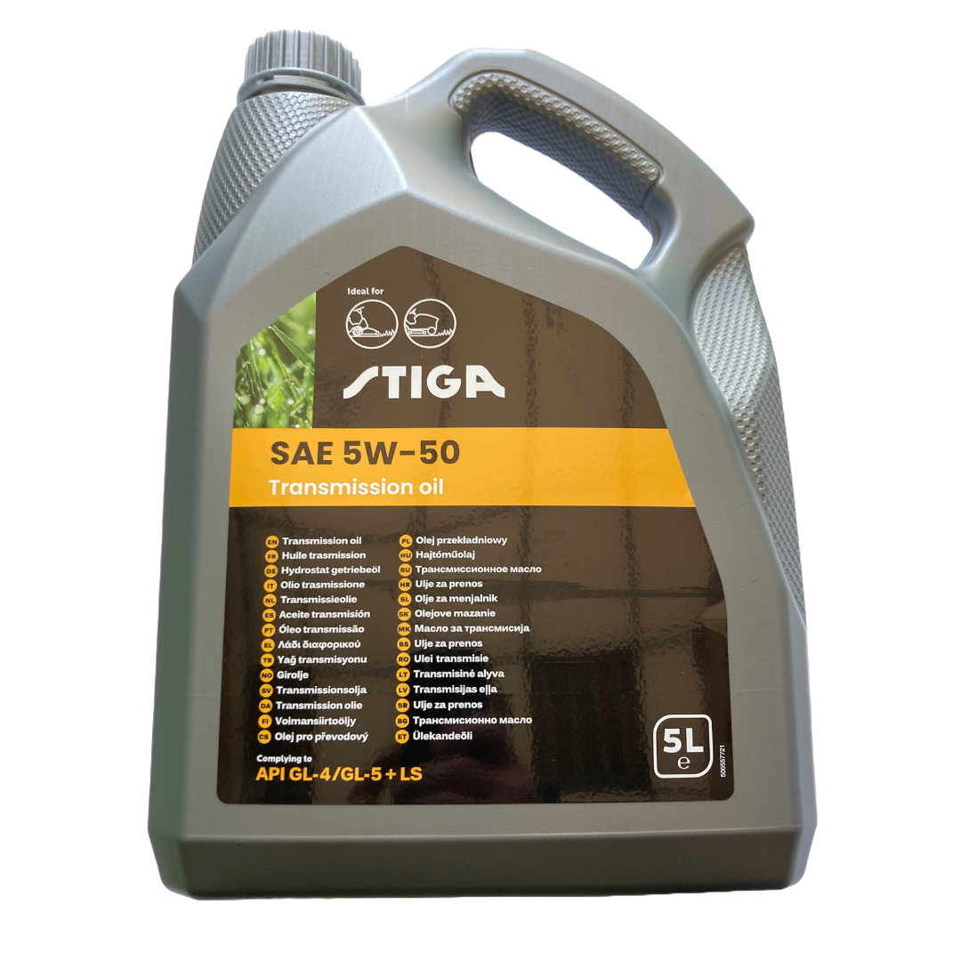 STIGA OLIO PER TRASMISSIONI IDROSTATICHE TRATTORINI TAGLIAERBA 5Lt SAE 5W-50 5LT2