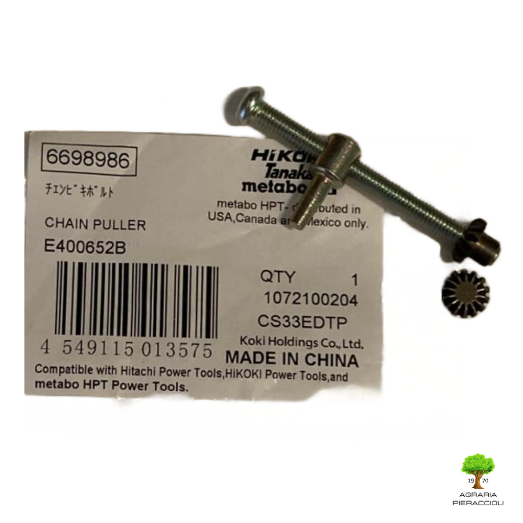 TIRA TENDI CATENA HITACHI 6698986  PER MOTOSEGA CS33EB CS33EDP-EDT-EDTP CS40EA1
