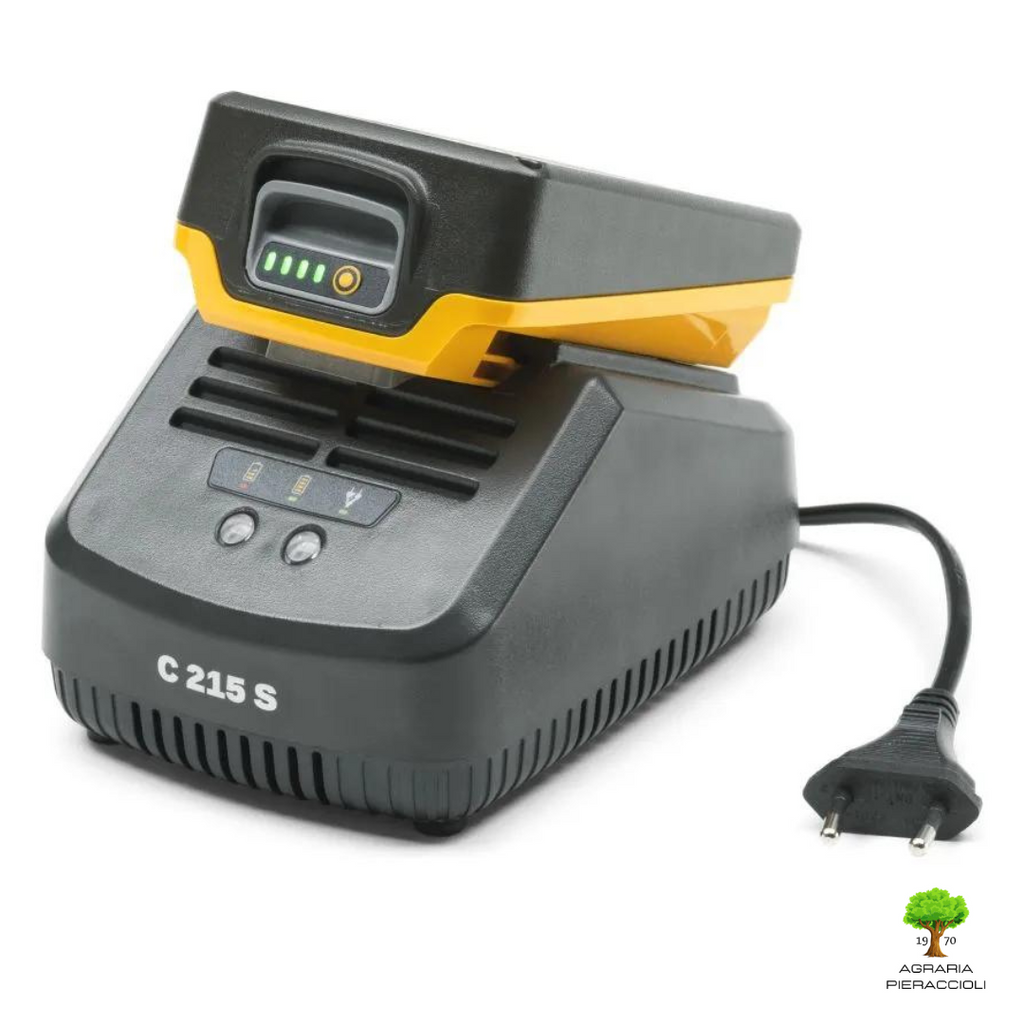 CARICABATTERIE STIGA C 215 S 20V PER SGT SAB SMT SHT 100 COLLECTOR 132 136 1400