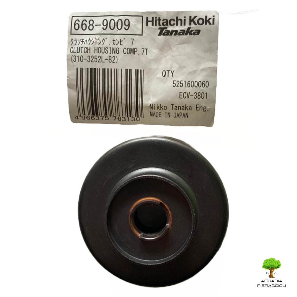 CAMPANA FRIZIONE 6689009 MOTOSEGA HITACHI CS38EK-EL CS45EL TANAKA ECV3801 45010