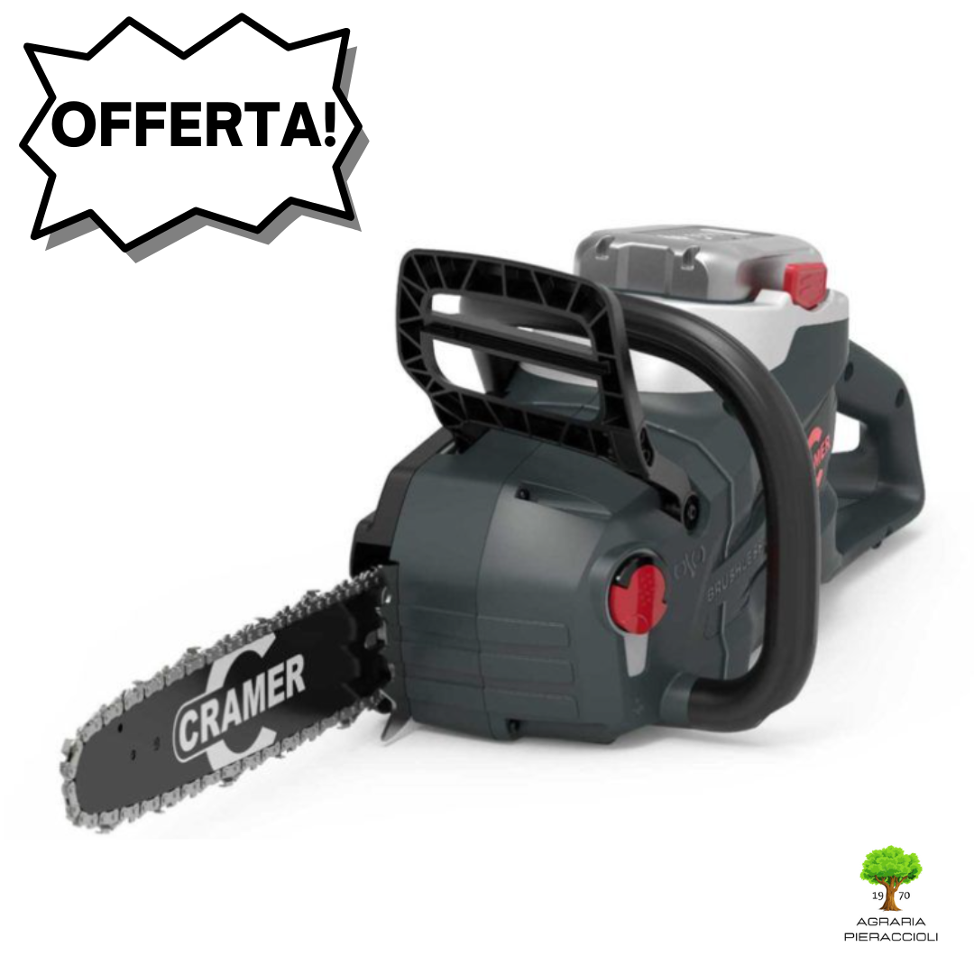 MOTOSEGA A BATTERIA 82V CRAMER 82CS15 1,5kW 24 m/s 2,6Nm SOLO CORPO MACCHINA0