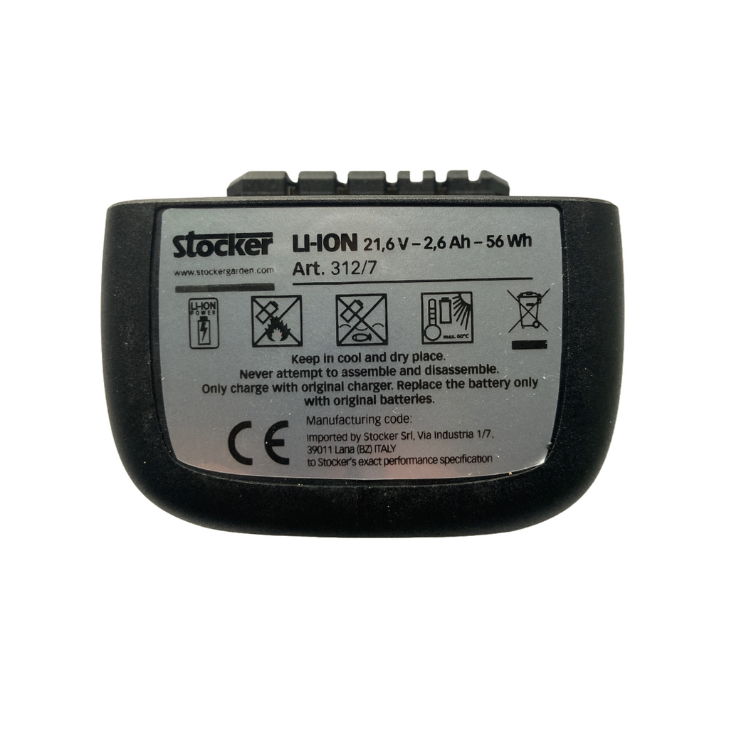 STOCKER BATTERIA ORIGINALE MAGMA SYSTEM 21V 2,6Ah FORBICE MOTOSEGA GEYSER 25L4