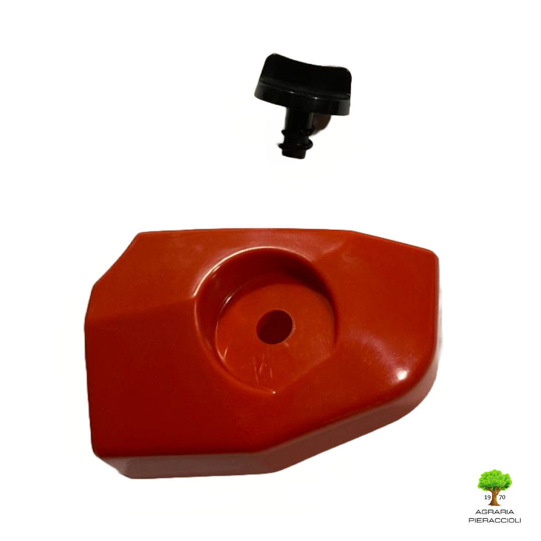 HITACHI TANAKA COPERCHIO FILTRO ARIA + POMELLO ORIGINALE  MOTOSEGA CS25 TCS28013