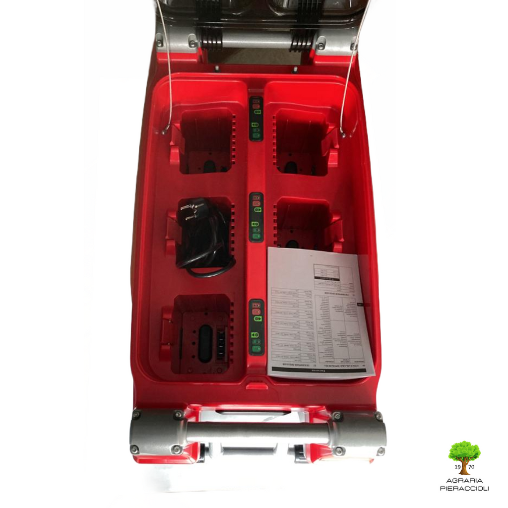 STAZIONE RICARICA RAPIDA CARICABATTERIA 82V CRAMER 82C6 A 6 SLOT PROFESSIONALE4