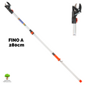SVETTATOIO STOCKER 606 FORBICE POTATURA ASTA LUNGA TELESCOPICA 280cm TESTA 180°0