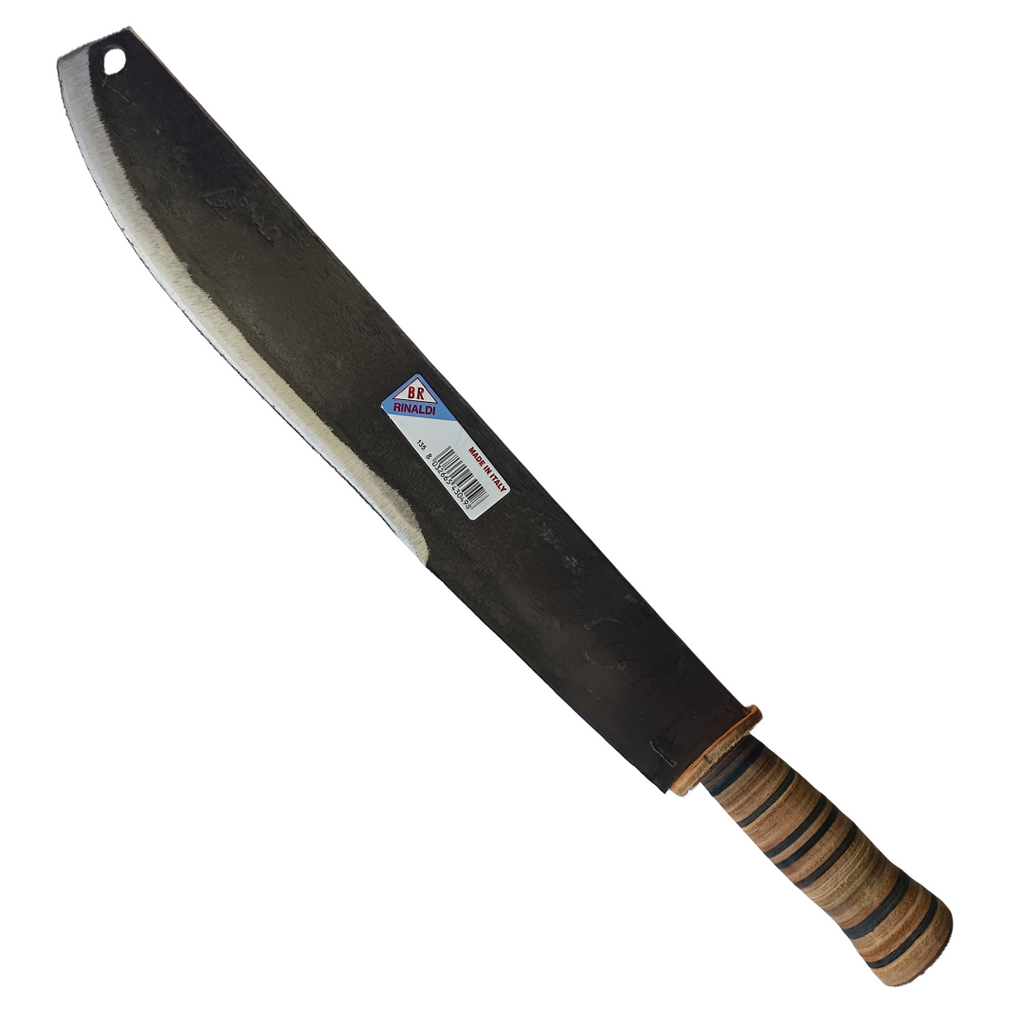 MACHET  RONCOLA RINALDI 135 LAMA 45cm IN ACCIAIO FODERO IN CUOIO MADE IN ITALY1