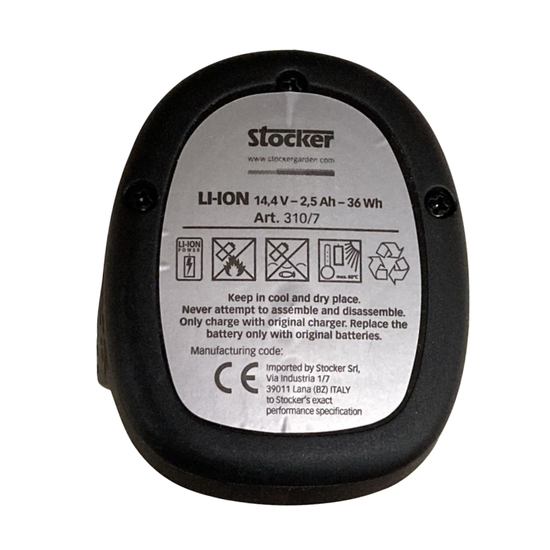 STOCKER BATTERIA 310 RICAMBIO ORIGINALE PER FORBICI A BATTERIA VULCANO E-25 E-301