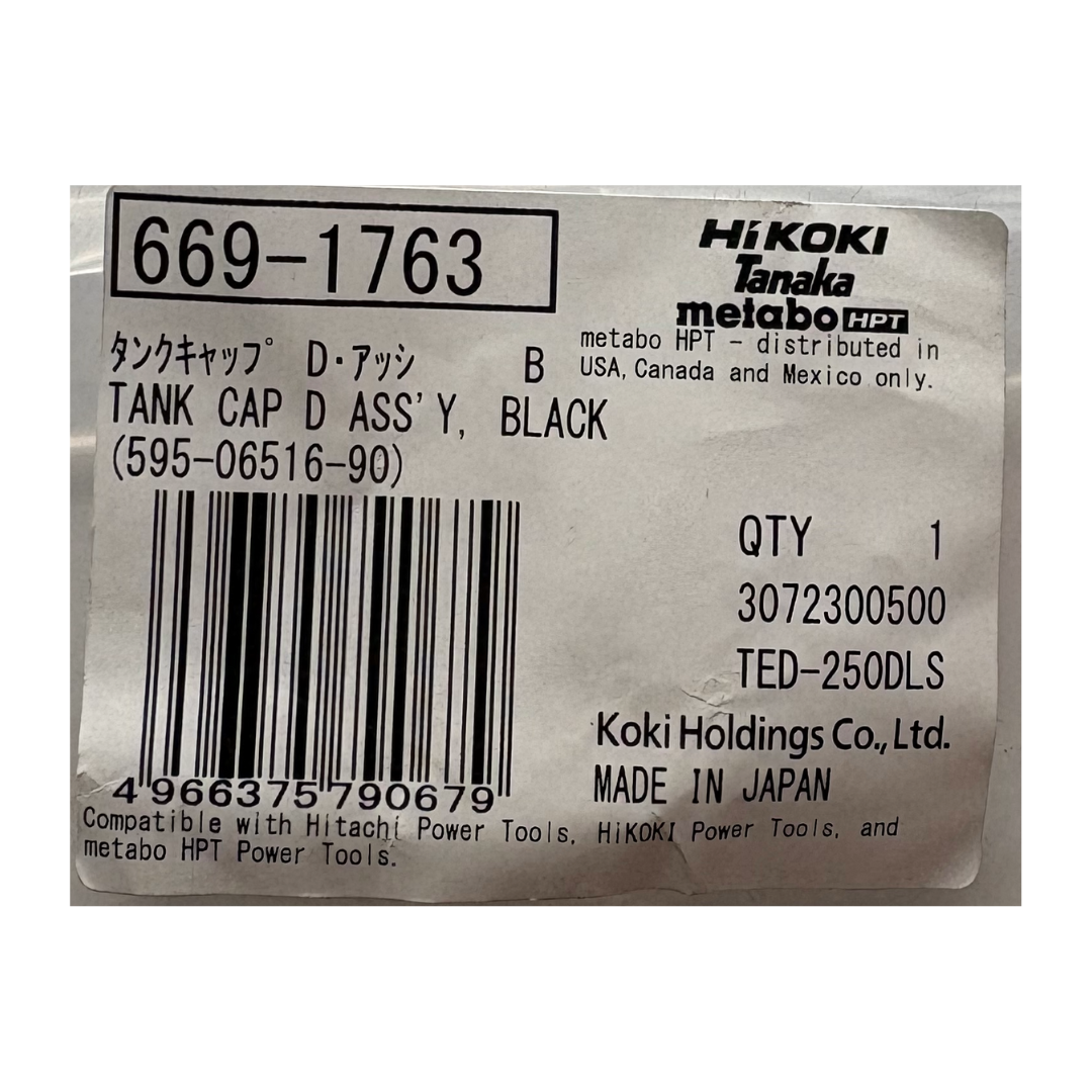 HITACHI TAPPO SERBATOIO CARBURANTE 6691763 ORIGINALE CG40 CG47 MADE IN JAPAN2