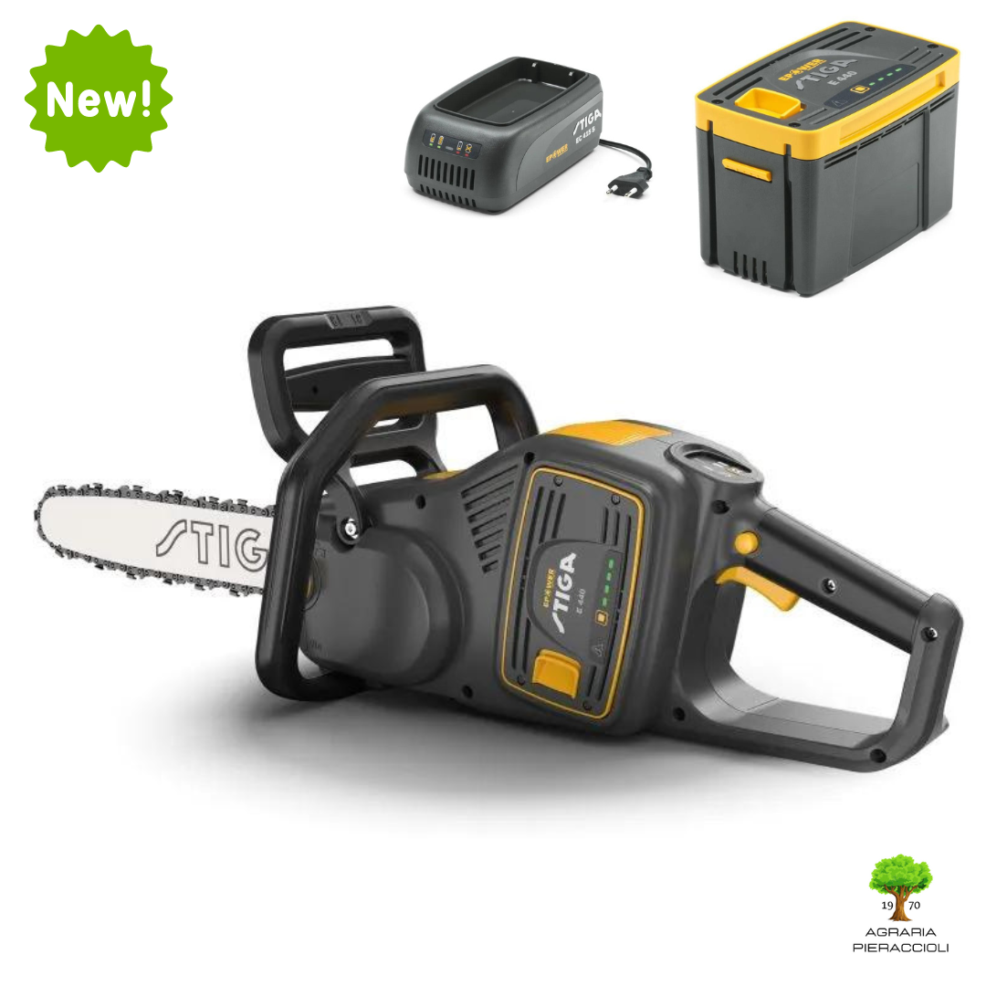 STIGA MOTOSEGA A BATTERIA 48V CS 700e EXPERIENCE ELETTROSEGA - CON BATTERIA 4Ah0