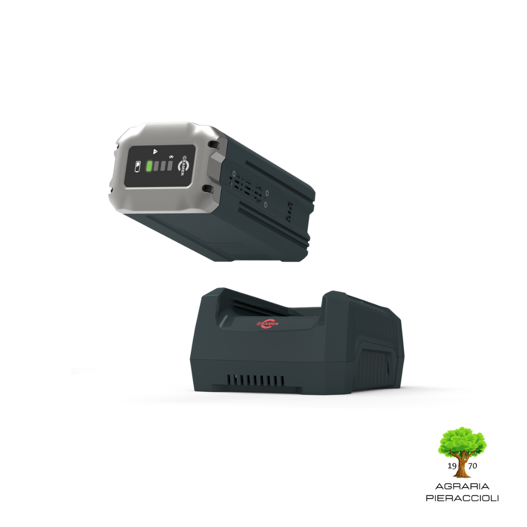 CARICABATTERIA 82V CRAMER GREENWORKS 82C1G 4Ah CON VENTOLA DI RAFFREDDAMENTO 1