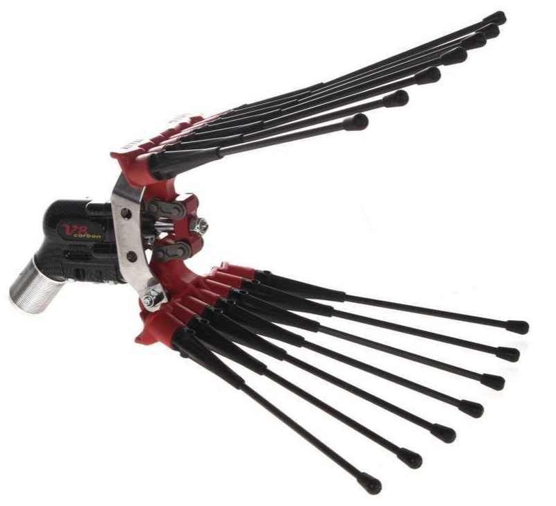 LISAM V8 CARBON SBATTITORE ABBACCHIATORE PETTINE PNEUMATICO RACCOLTA OLIVE1