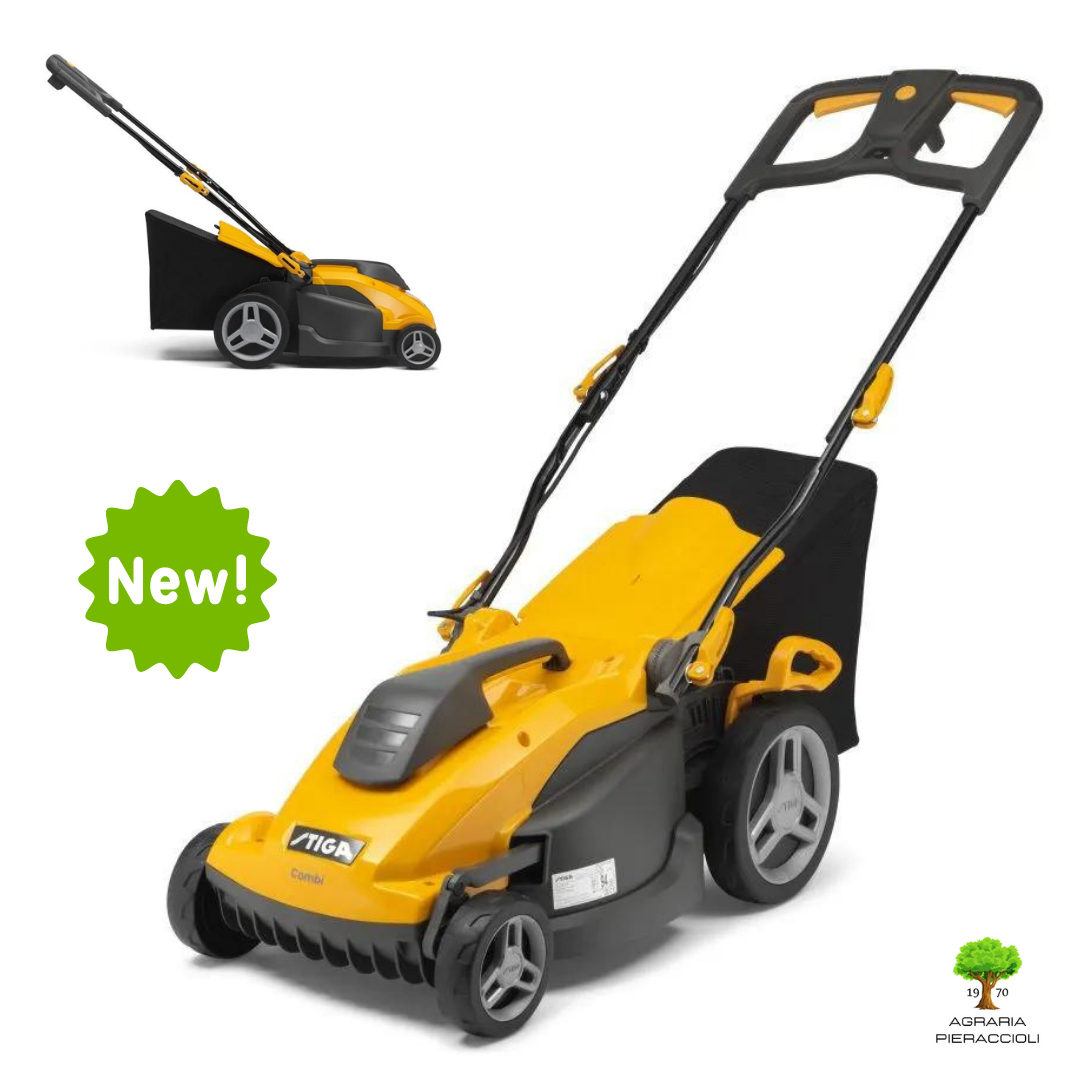 TOSAERBA ELETTRICO STIGA COMBI 340 C 1600W TAGLIO 38cm + KIT MULCHING0