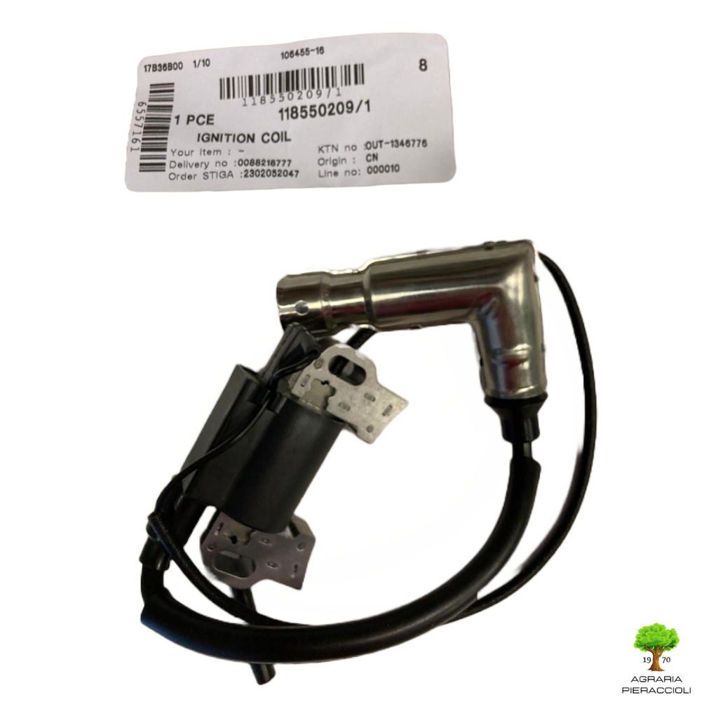 BOBINA ELETTRONICA ORIGINALE STIGA 118550209 TRATTORINI TORNADO VILLA PARK BA BT1