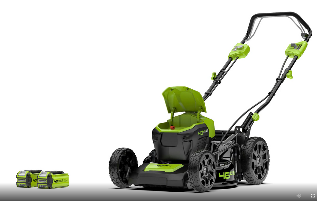 TOSAERBA RASAERBA GREENWORKS GD40LM46SP SEMOVENTE 40V CON KIT BATTERIA 4Ah7