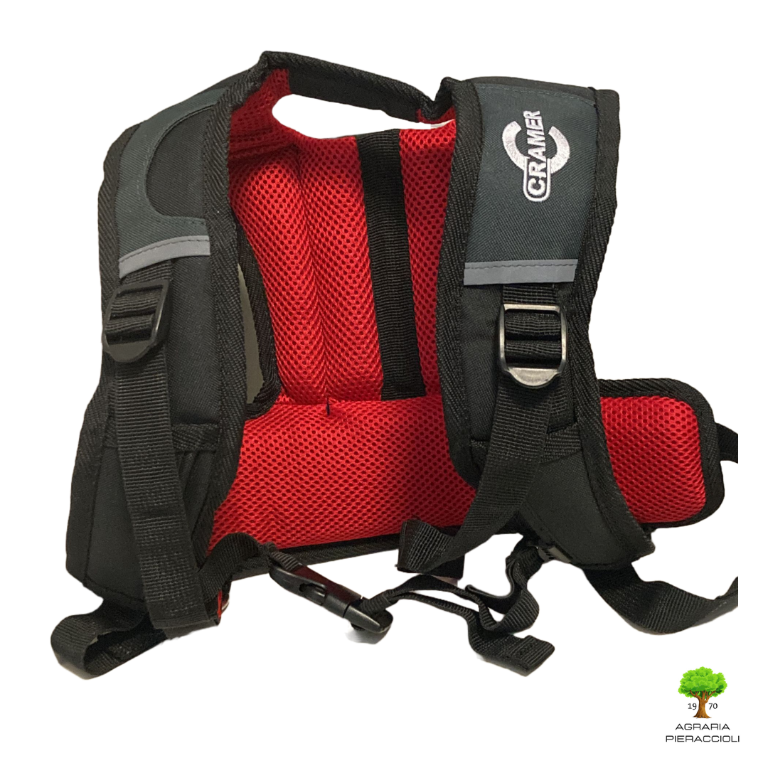 MOTOSEGA PROFESSIONALE 82V CRAMER 82TCS15 CON ZAINO E KIT BATTERIA 2,5Ah5