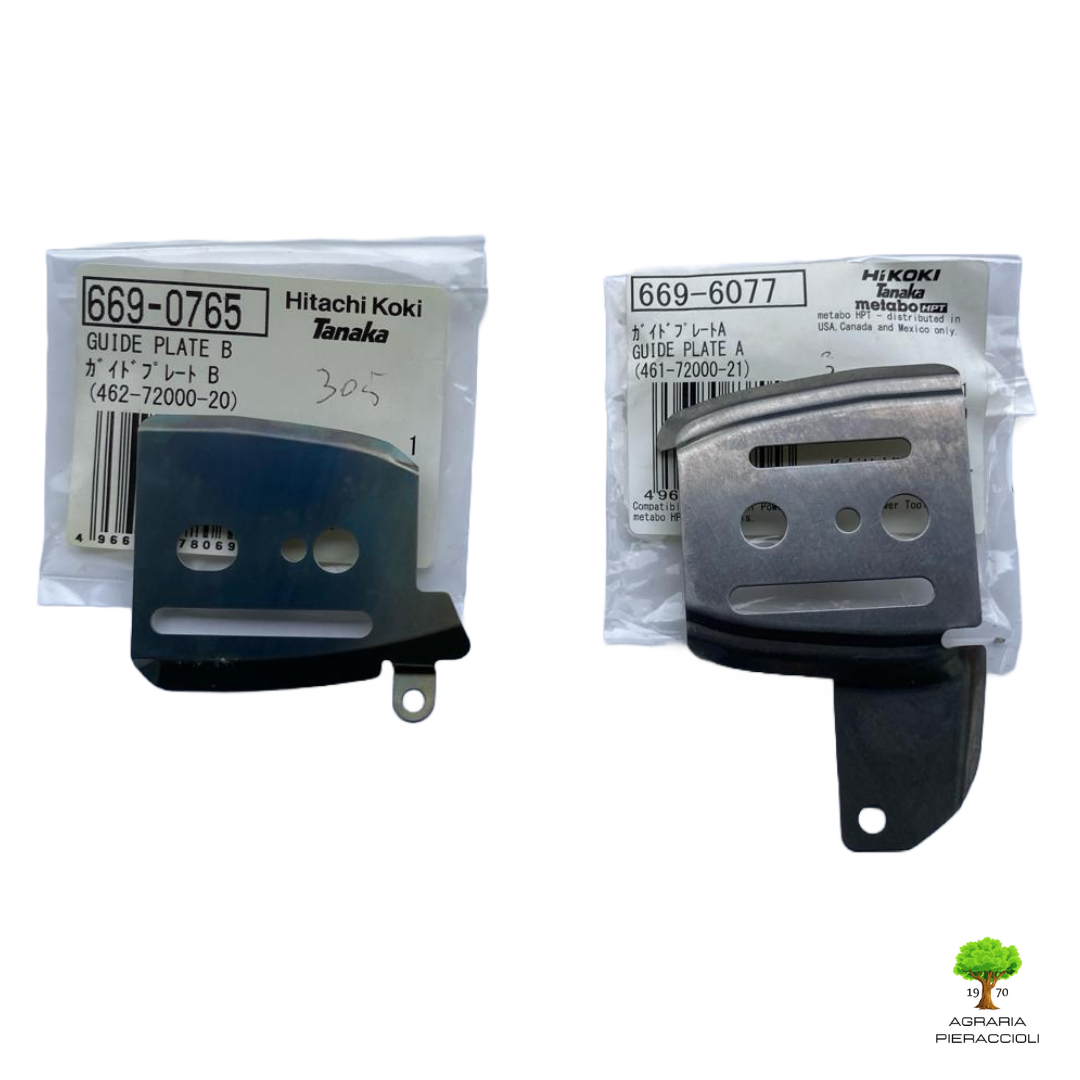 LAMIERINO COPPIA 6690765 6696077 PER MOTOSEGA HITACHI CS25EC TANAKA TCS2801 S/SC0