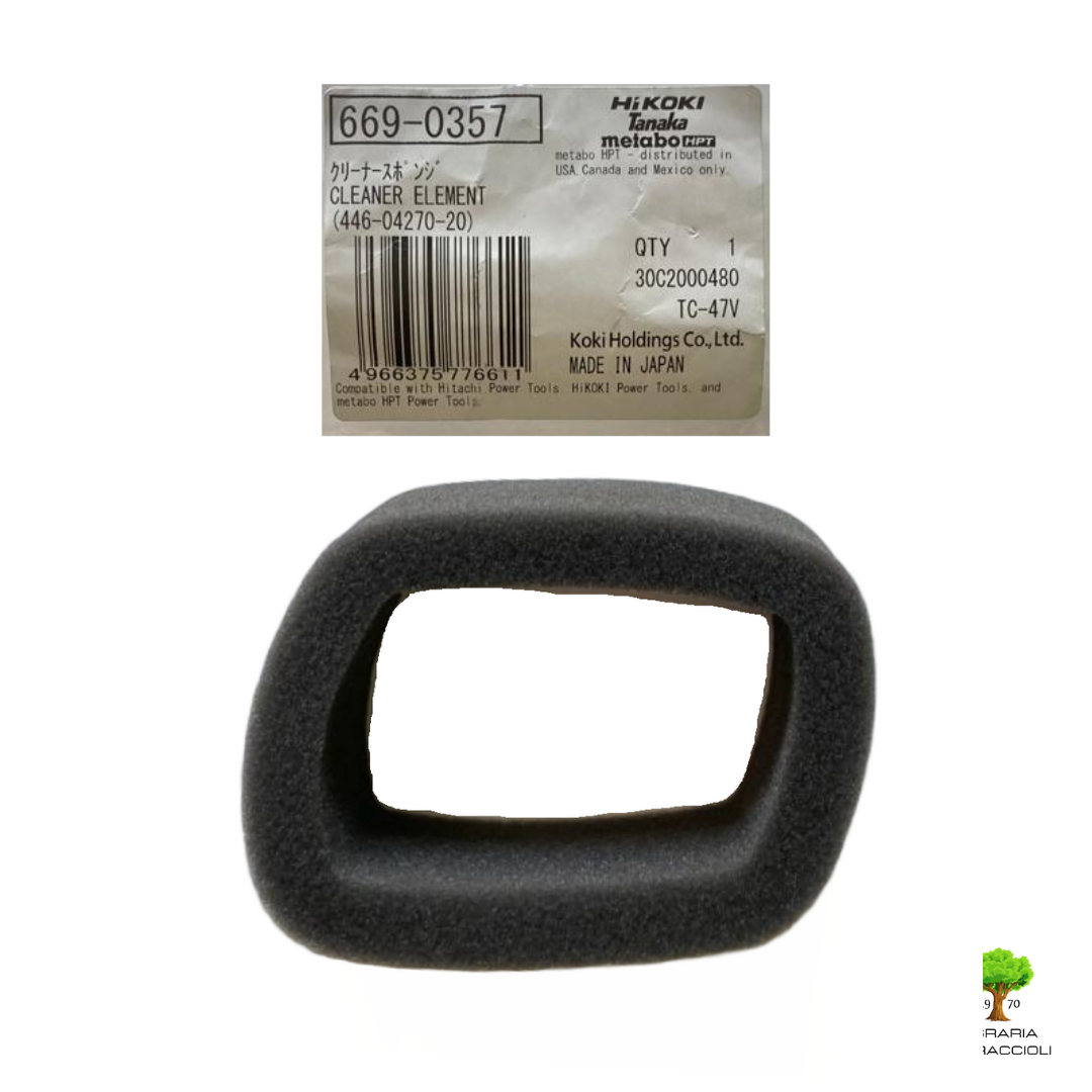 FILTRO ARIA DECESPUGLIATORE HITACHI 6690357 CG47EF-EJ-EY TANAKA TBC600 TBC5010