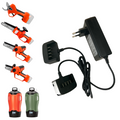 STOCKER CARICABATTERIE CARICATORE DOPPIO ORIGINALE MAGMA SYSTEM 21V + GEYSER 25L0