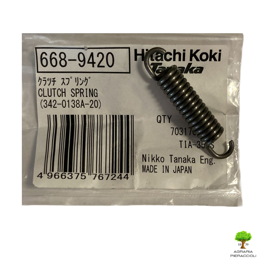 MOLLA FRIZIONE PER HITACHI CG33EJ DA200E TANAKA TIA340-350 SUM400 TBC301-340-3550