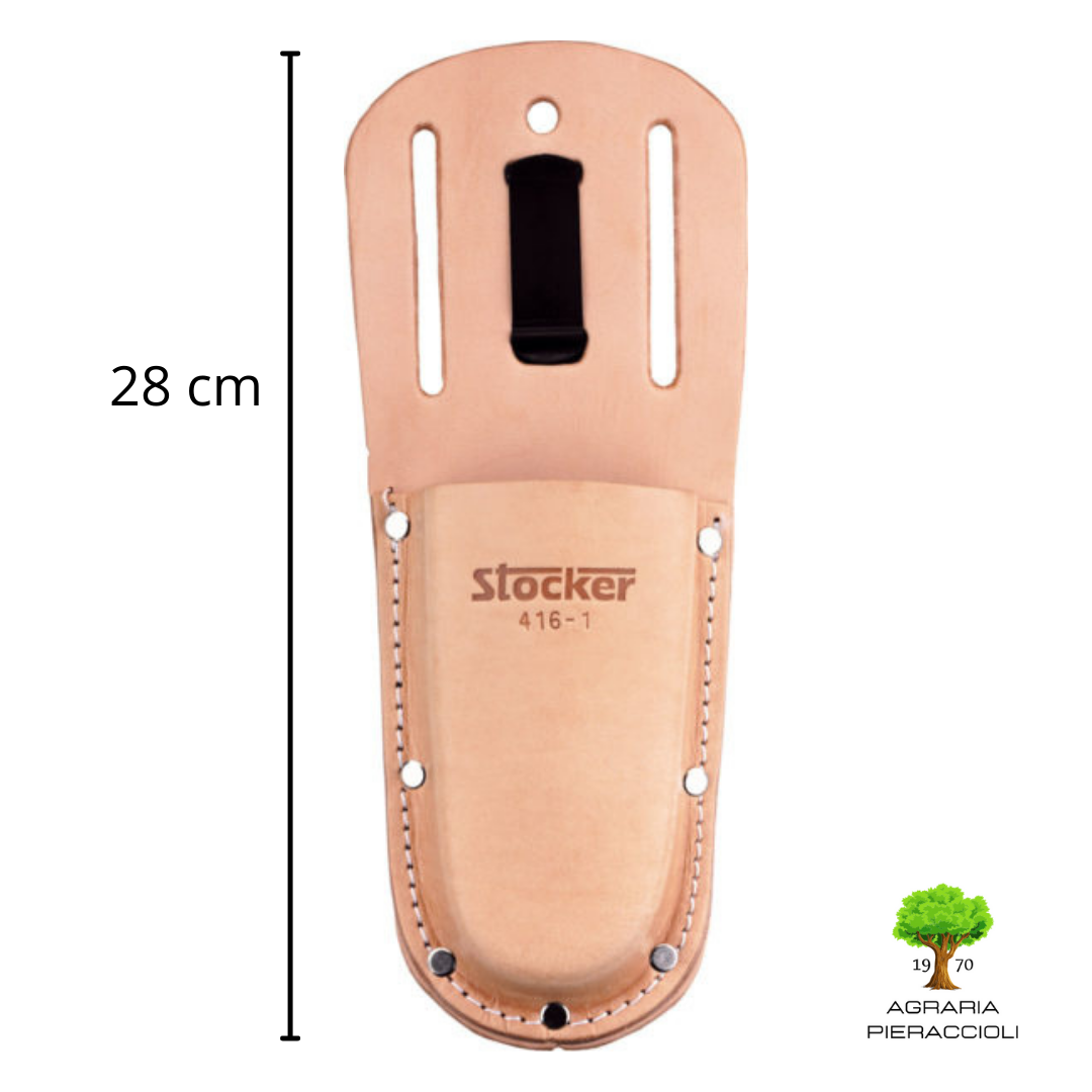 FODERO PER FORBICI STOCKER 417 CUSTODIA IN CUOIO 28cm  Applicabile alla cintura0