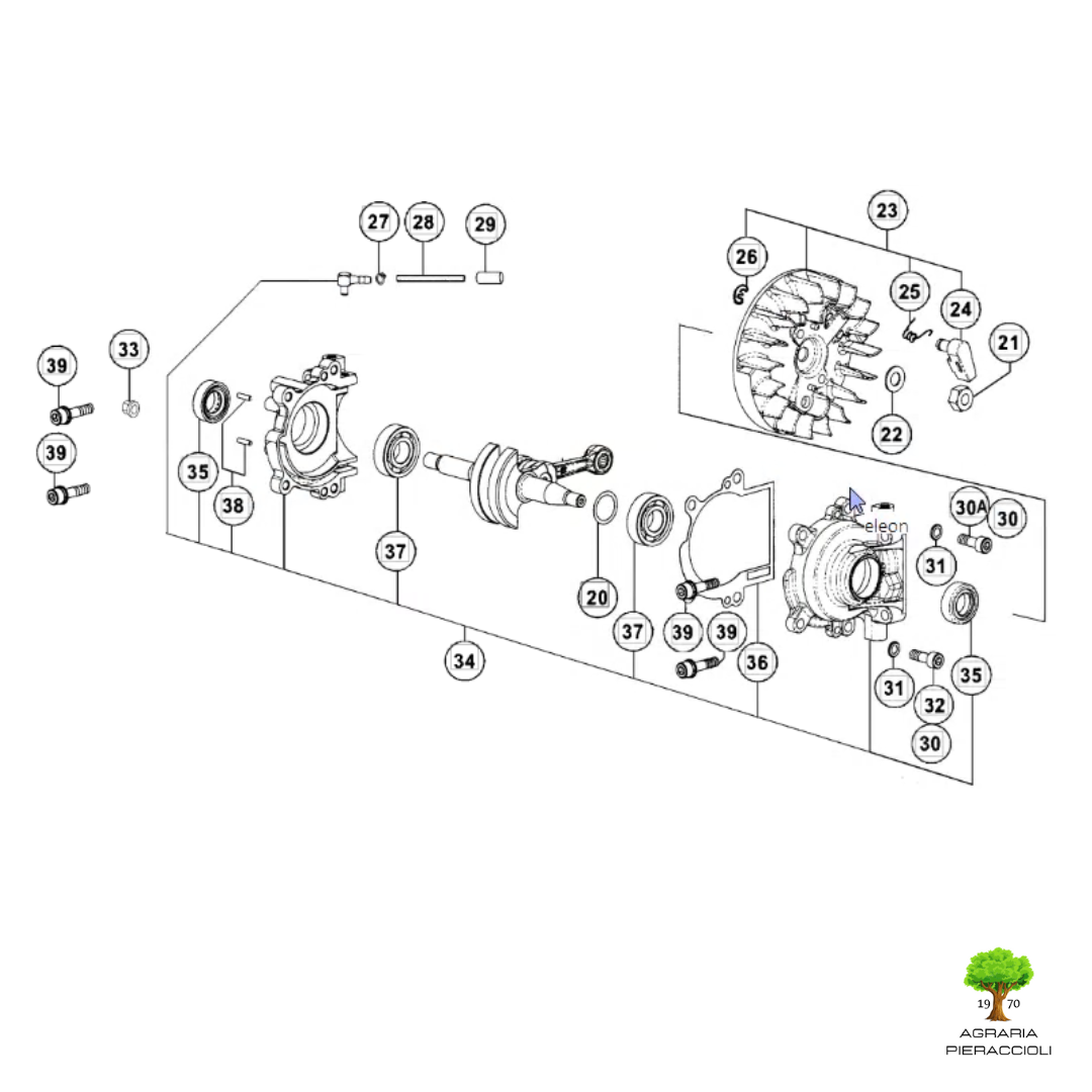 SALTARELLO/CRICCHETO AVVIAMENTO ORIGINALE MOTOSEGA HITACHI CS25EC TANAKA TCS28014