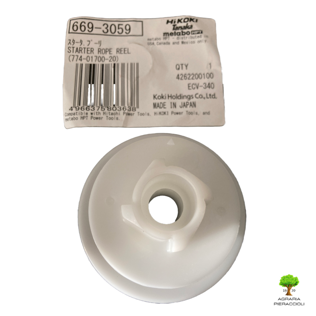 PULEGGIA AVVIAMENTO MOTOSEGA HITACHI CS38EK-EL CS45EL TANAKA ECS290-300-320 ECV1