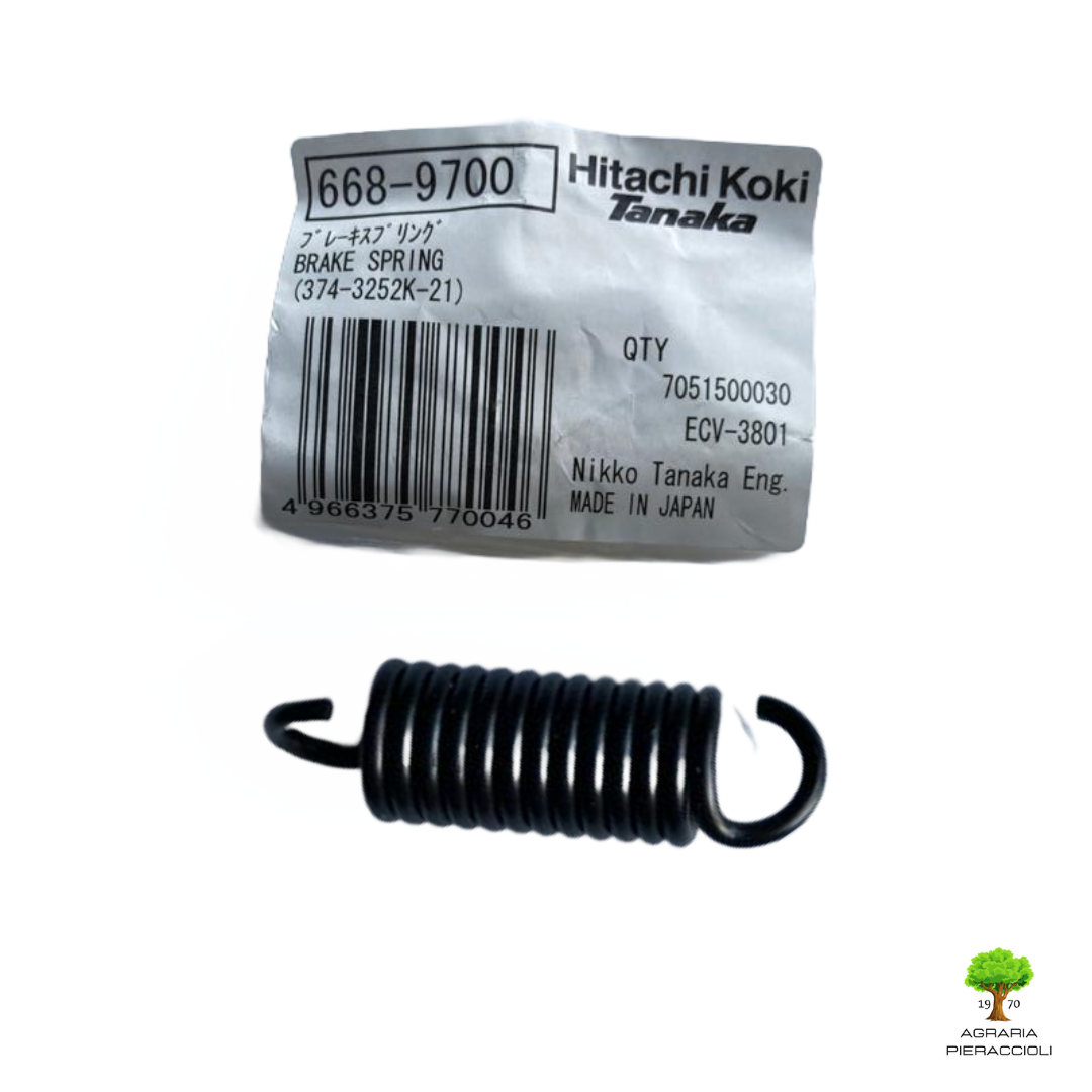 MOLLA FRENO CATENA ORIGINALE MOTOSEGHE HITACHI CS38 CS45 TANAKA ECV 3801 66897000