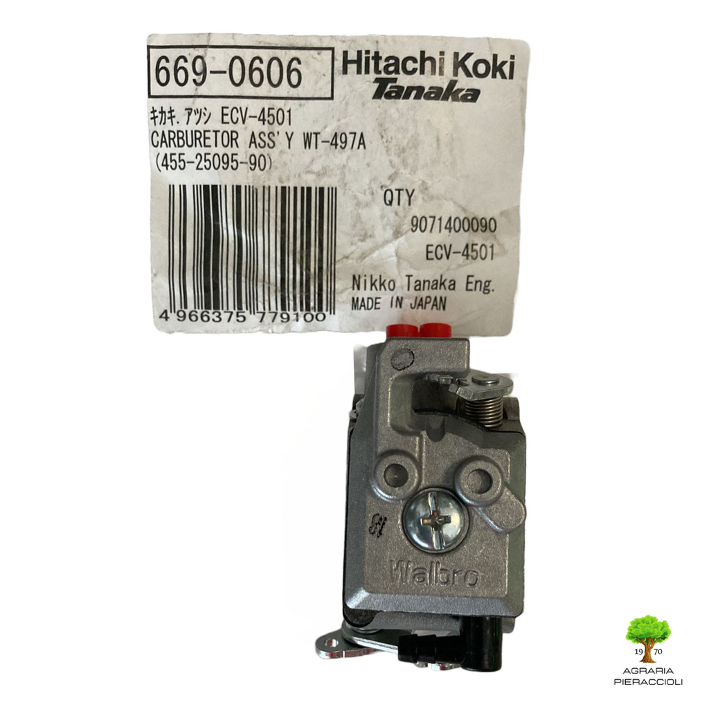 CARBURATORE ORIGINALE 6690606 MOTOSEGA HITACHI CS38EK CS45EL TANAKA ECV3801-45010
