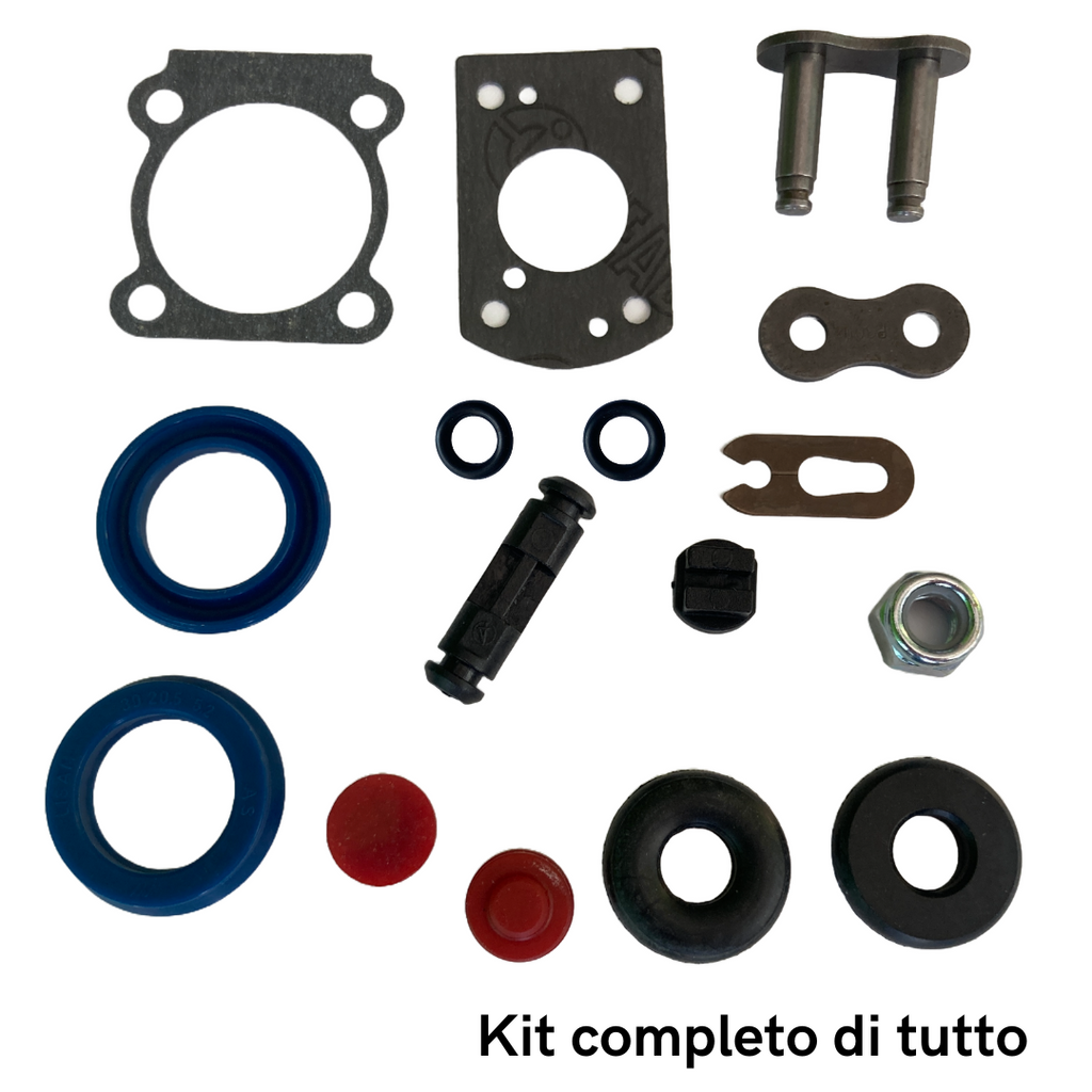 LISAM P3000 KIT COMPLETO RICAMBI ABBACCHIATORE V8 V8EVO V8TURBO V8CARBON MGTURBO1