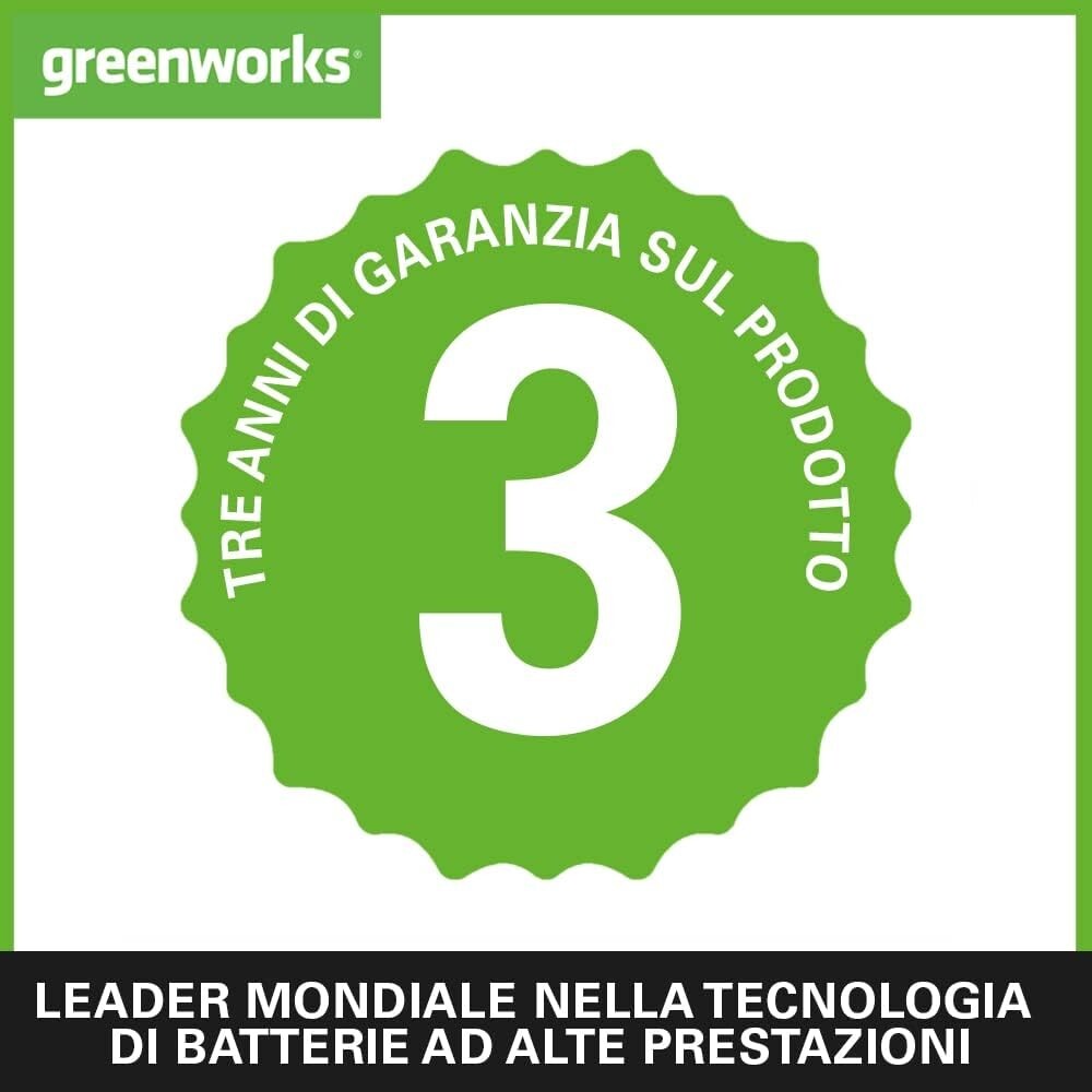 GREENWORKS G40CU5 CARICABATTERIE RAPIDO 5Ah ORIGINALE PER TUTTE LE BATTERIE 40V6