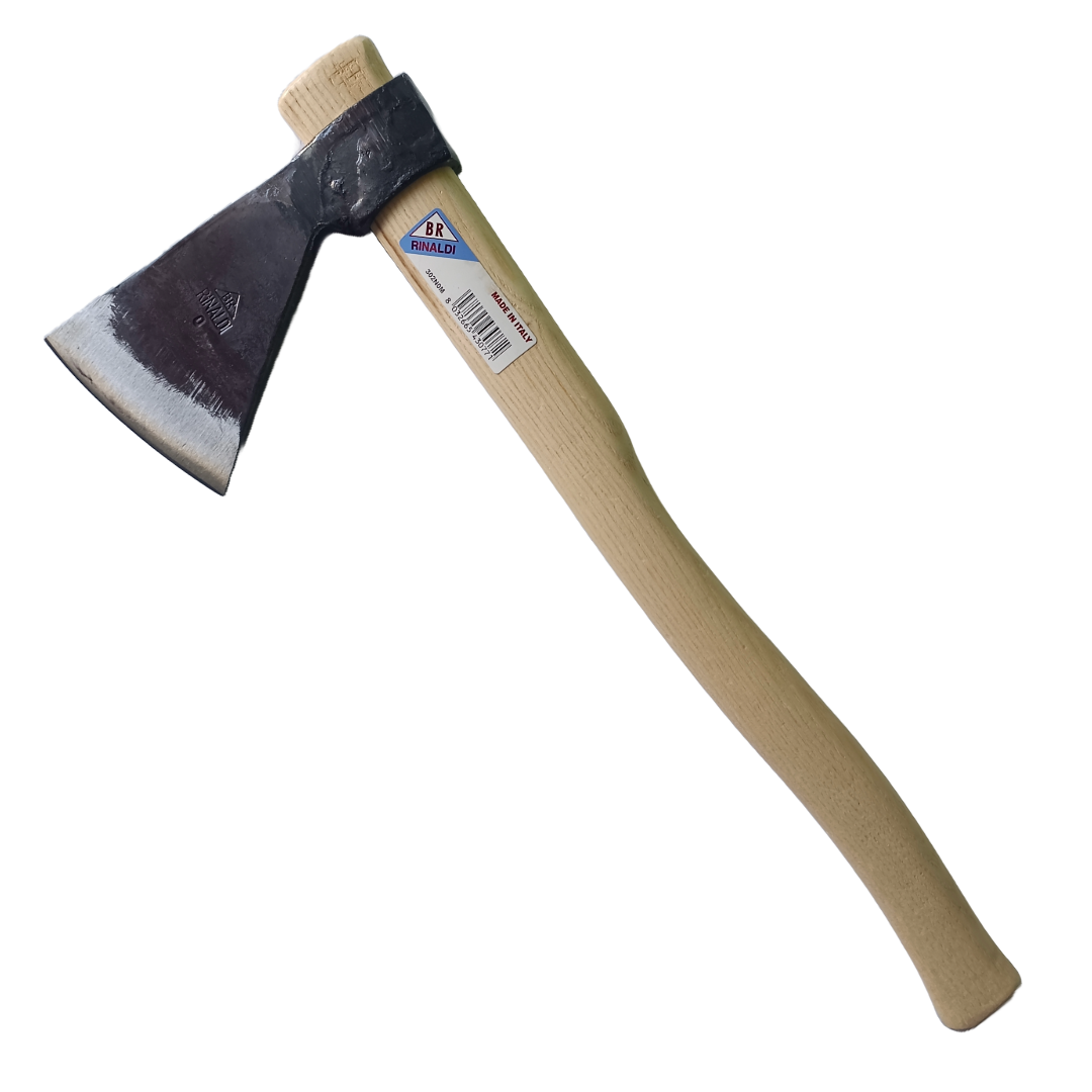 SCURE RINALDI TIPO AMERICA ART.302 N.0 LAMA ACCIAIO MANICO 45cm MADE IN ITALY0
