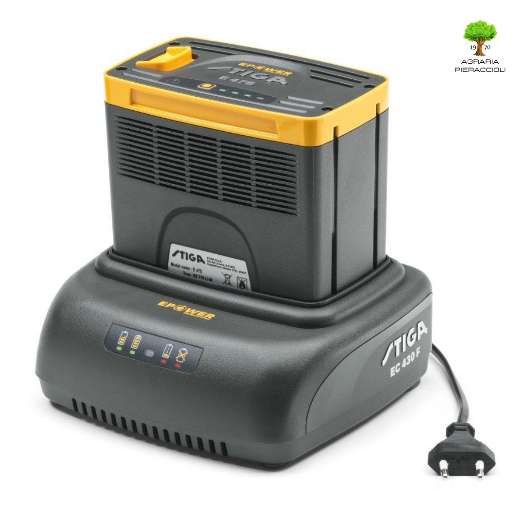 CARICABATTERIE RAPIDO STIGA EC 430 F 3Ah ePower PER BATTERIE 48V E420 E440 E4502
