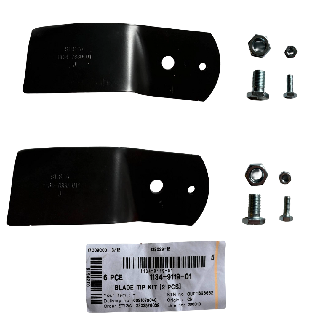STIGA KIT LAMETTE PIATTO FRONTALE PARK VILLA COD. 1134911901 RICAMBIO ORIGINALE0