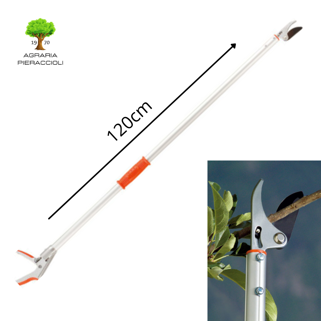 STOCKER 502 FORBICE DA POTATURA MANICO LUNGO ASTA FISSA 120cm TAGLIO BYPASS0