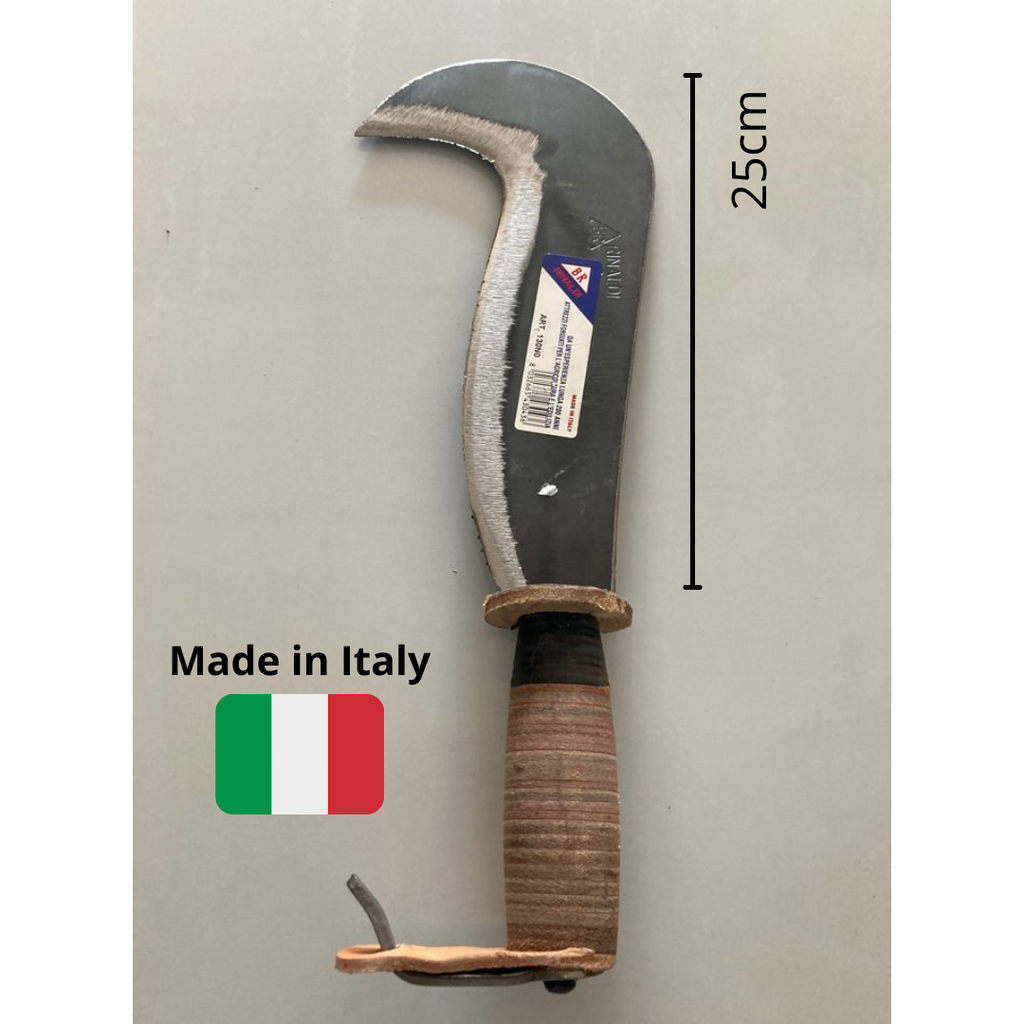 RONCOLA PENNATO RINALDI  LUCCA ART.130 N.0 LAMA IN ACCIAIO 25cm MADE IN ITALY5