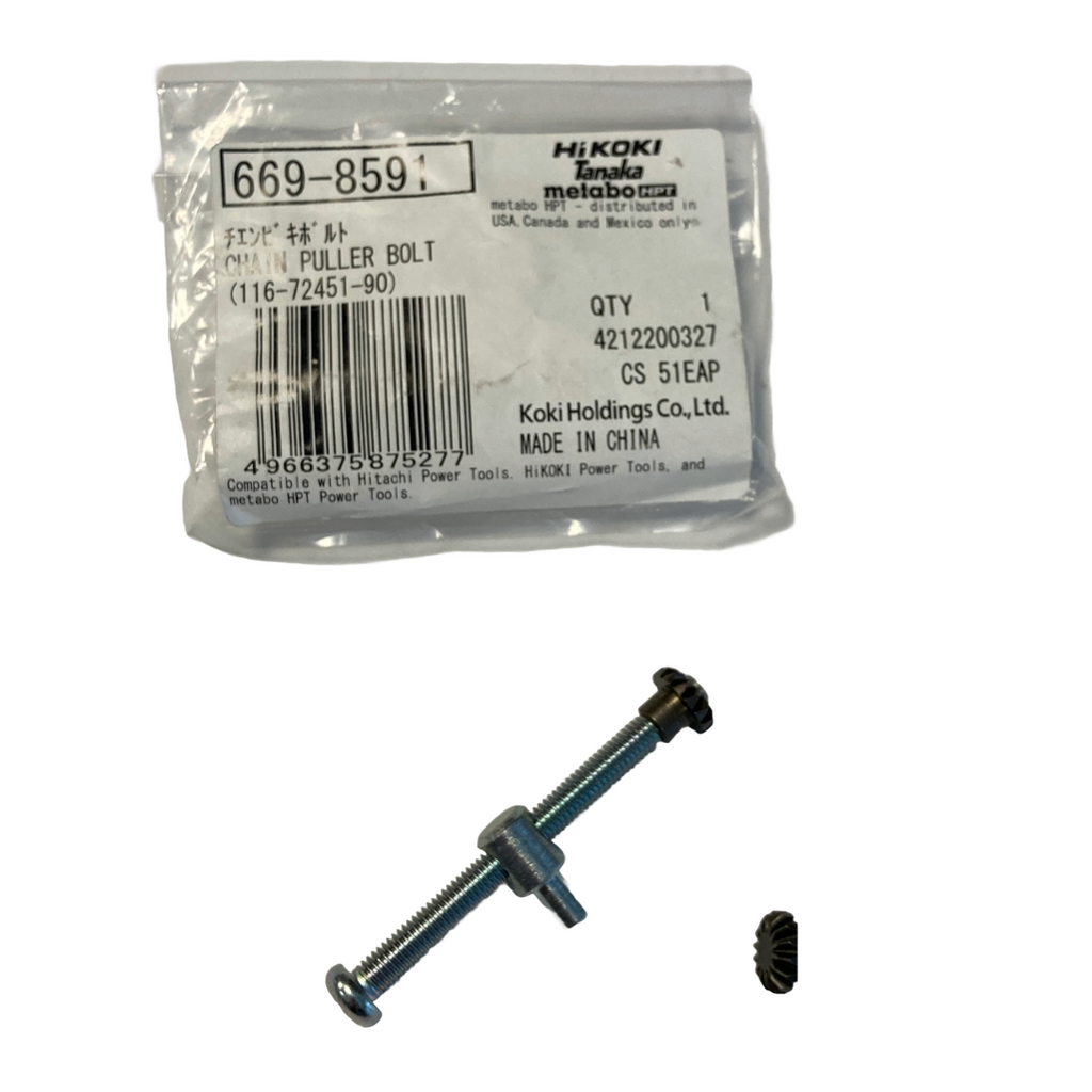 HITACHI TIRA TENDI CATENA COMPLETO DI INGRANAGGIO 6698591 PER MOTOSEGA CS51EAP3