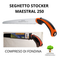 SEGHETTO DRITTO STOCKER MAESTRAL 250 SEGACCIO CON FONDINA POTATURA GIARDINAGGIO0
