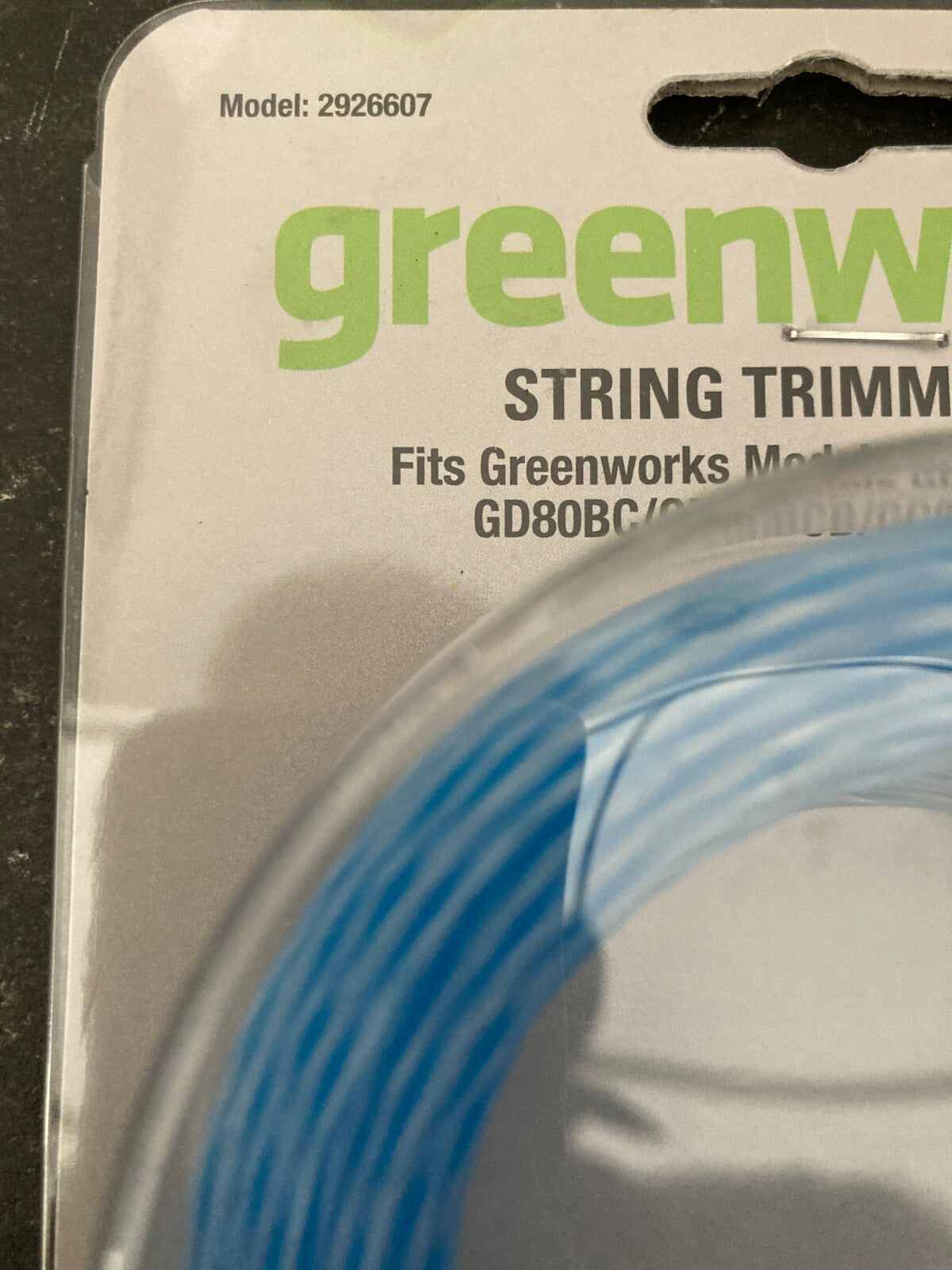 GREENWORKS FILO TONDO Ø 2 mm 20MT DECESPUGLIATORE TAGLIABORDI ORIGINALE 29266072
