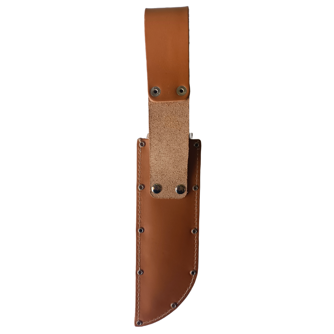 COLTELLO DA CACCIATORE RINALDI 240 IN ACCIAIO FORGIATO CON FODERO IN CUOIO3