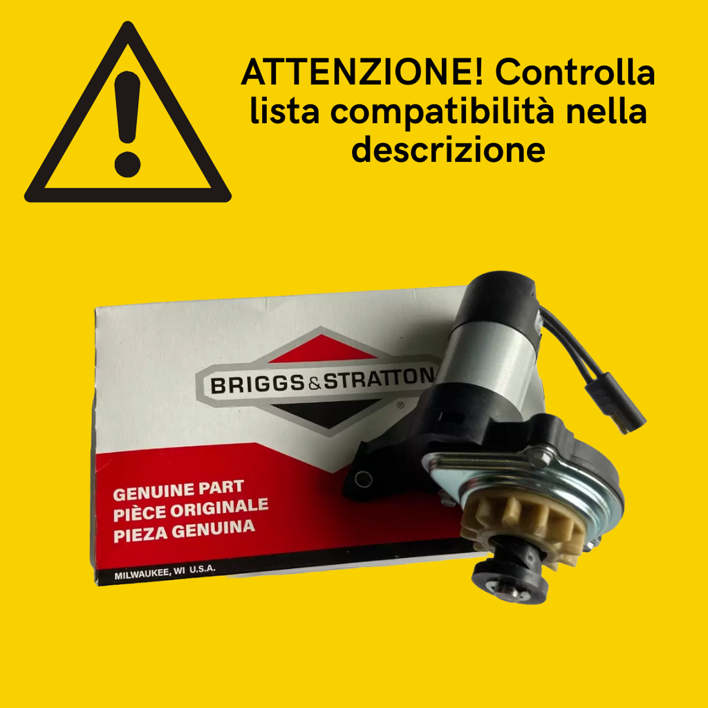 MOTORINO AVVIAMENTO PER TRATTORINO STIGA COMBI MJ66 CON MOTORE BRIGGS & STRATTON1